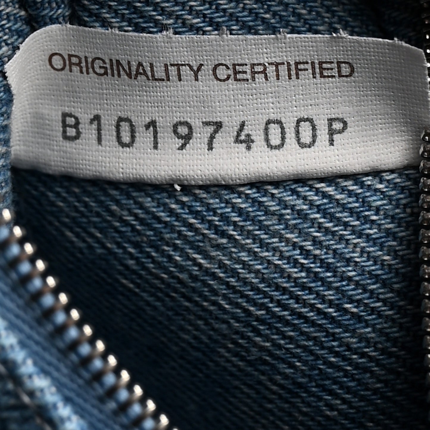 Denim Maxi Intrecciato Brick Cassette Bag Indigo