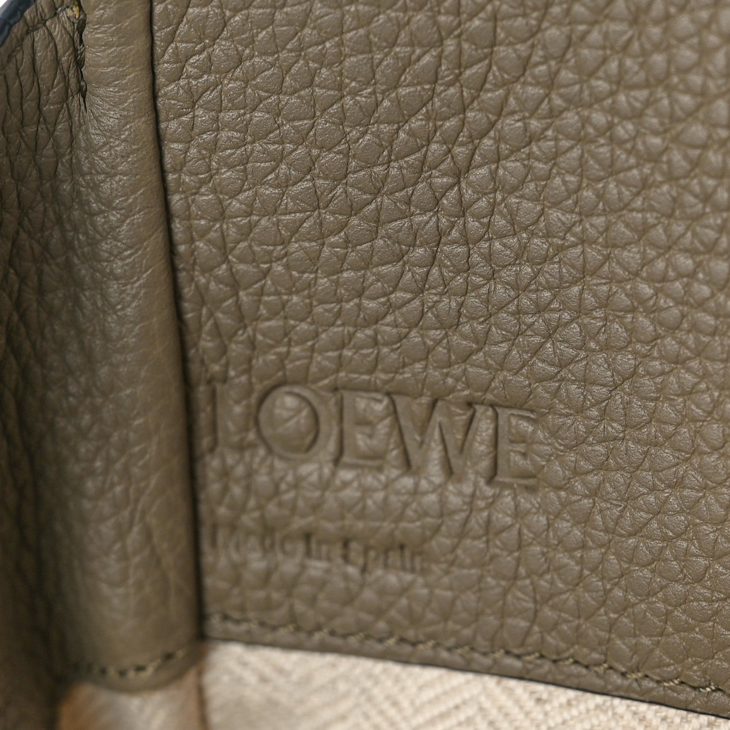 Loewe Calfskin Mini Hammock Shoulder Bag Laurel Green 7 of 10