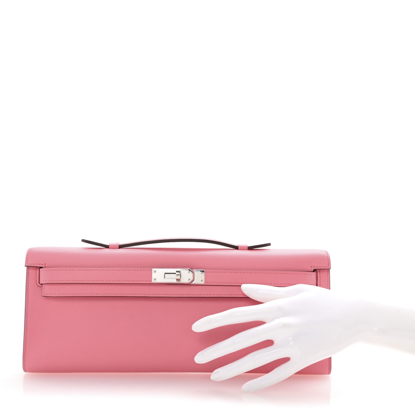 Swift Kelly Cut Clutch Pochette Rose D'Ete