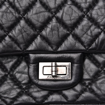Chanel Aged Calfskin Quilted 2.55 Reissue 225 Flap Black 9 of 11