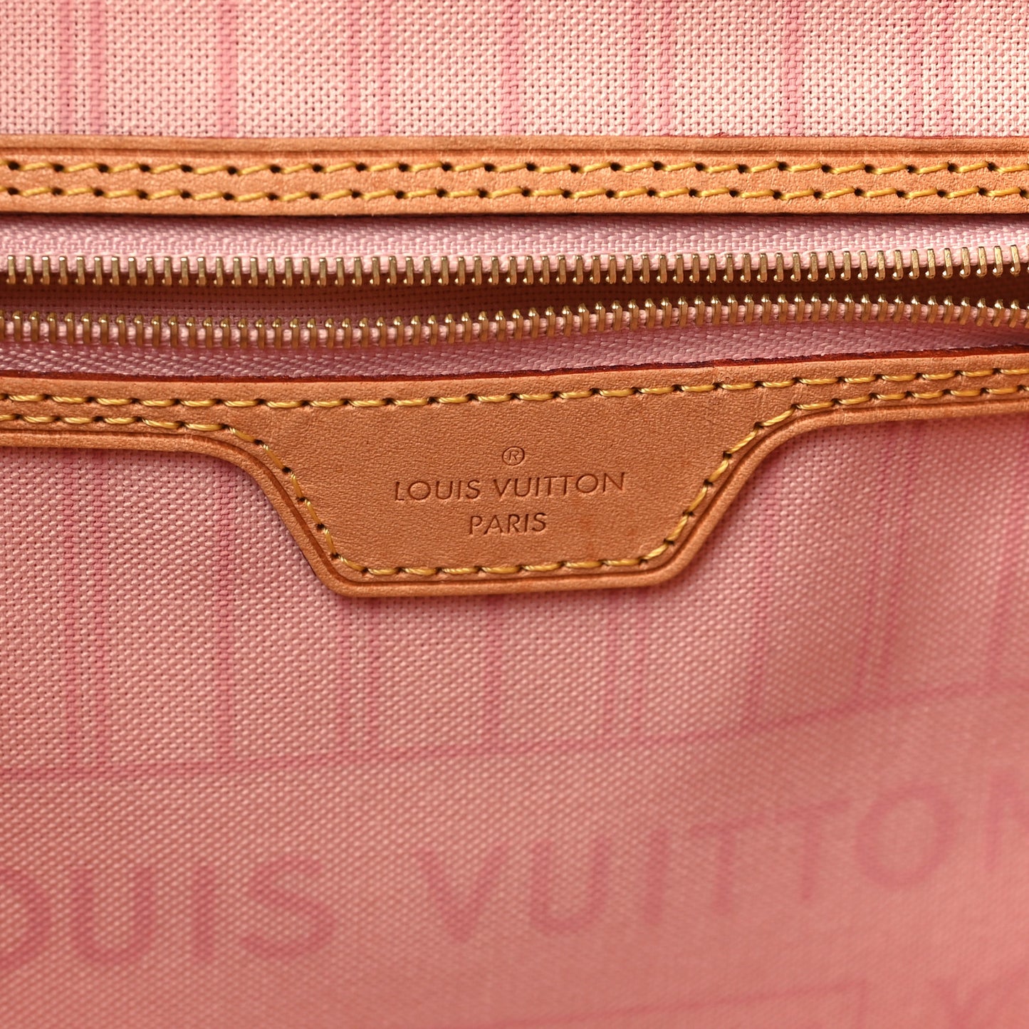 Damier Azur Neo Neverfull MM Rose Ballerine