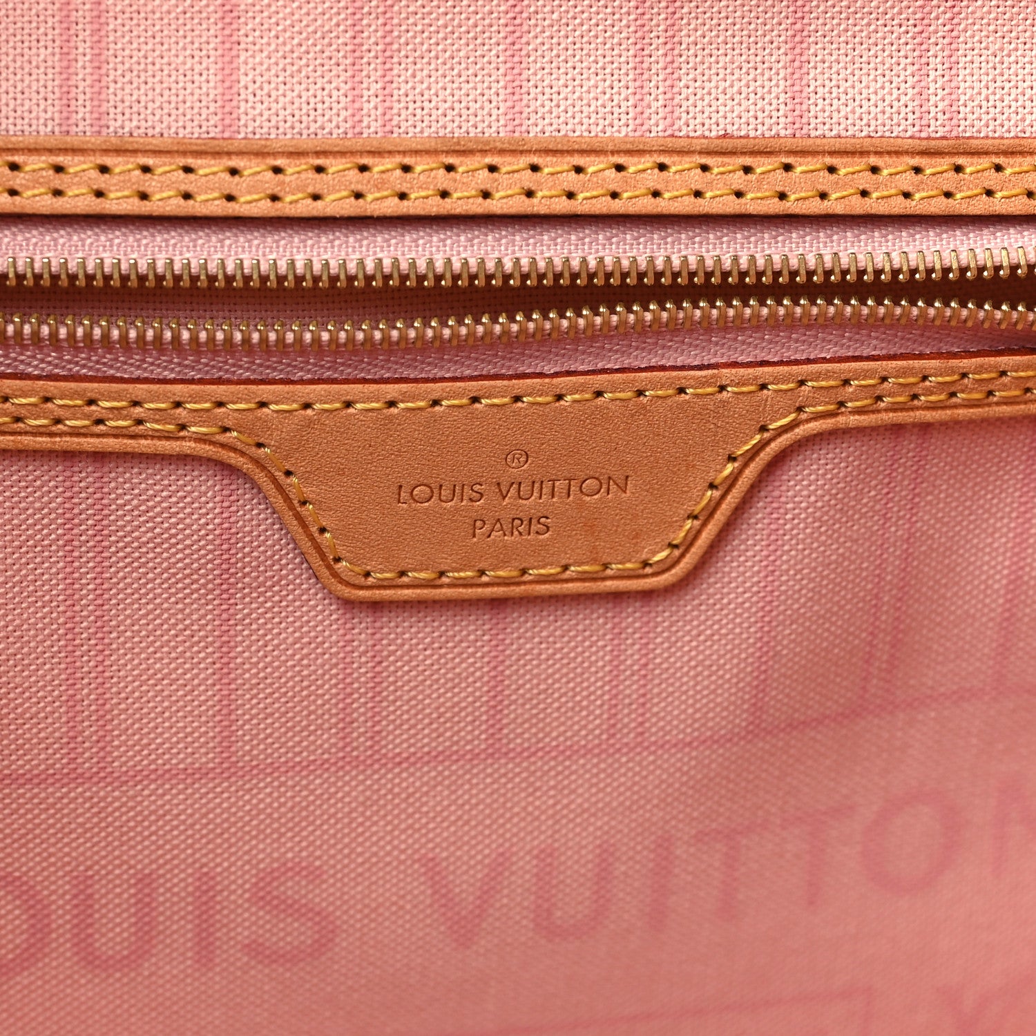 Louis Vuitton Damier Azur Neo Neverfull MM Rose Ballerine 7 of 11