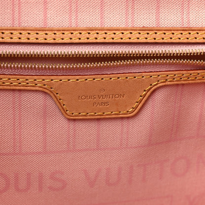 Louis Vuitton Damier Azur Neo Neverfull MM Rose Ballerine 7 of 11