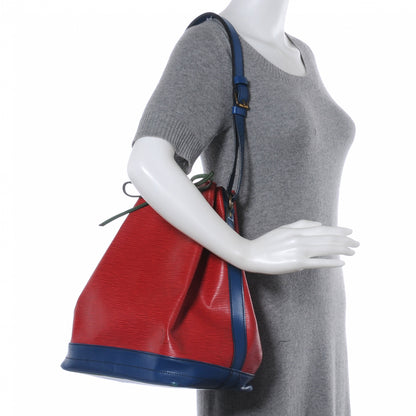 Louis Vuitton Epi Tri-Color Noe Red Blue Green 2 of 9