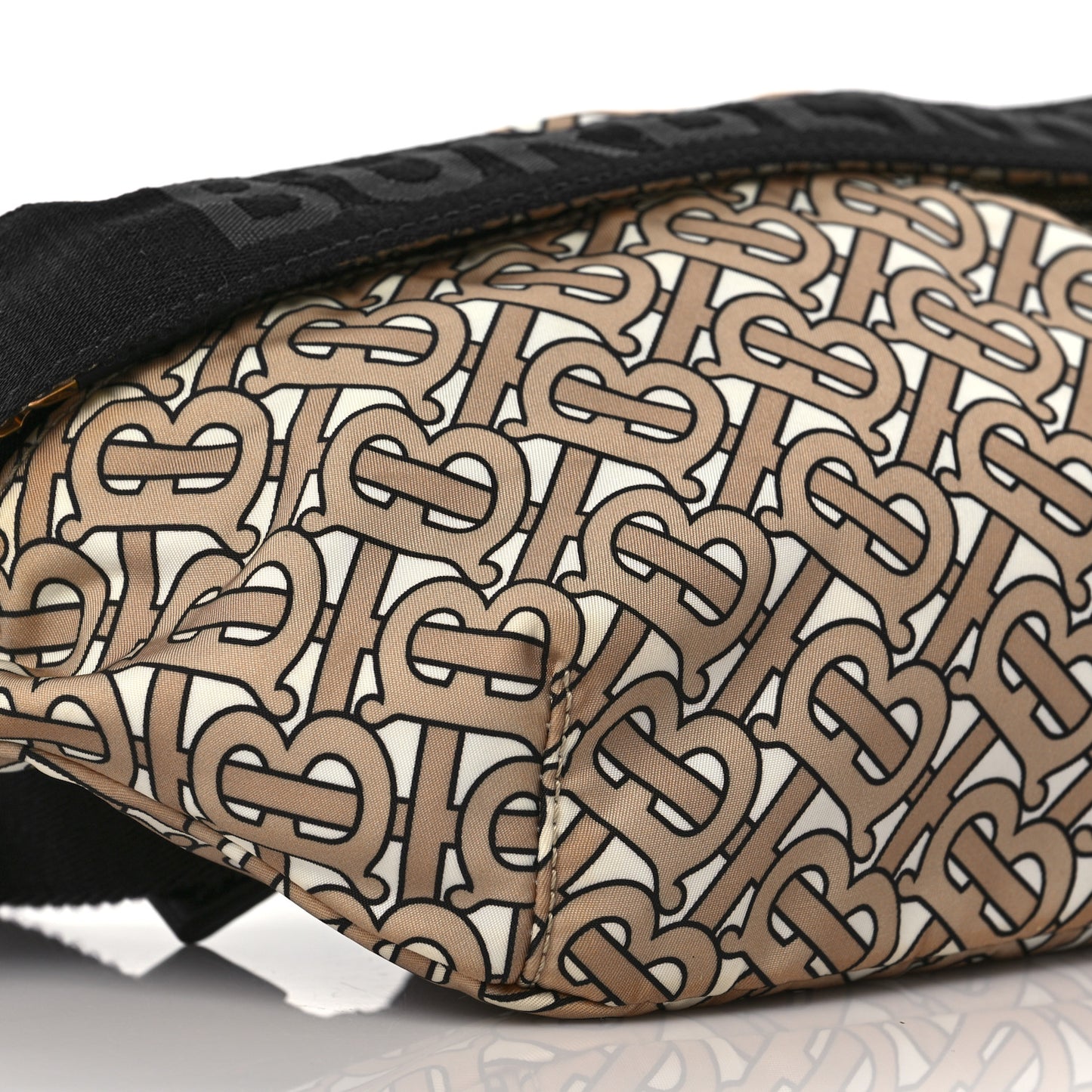 Nylon Monogram Sonny Bum Bag Beige