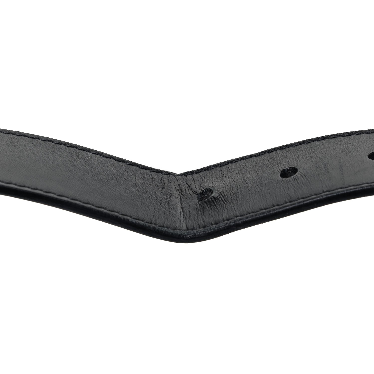 Louis Vuitton Calfskin 35mm Pont Neuf Belt 95 38 Black 6 of 6