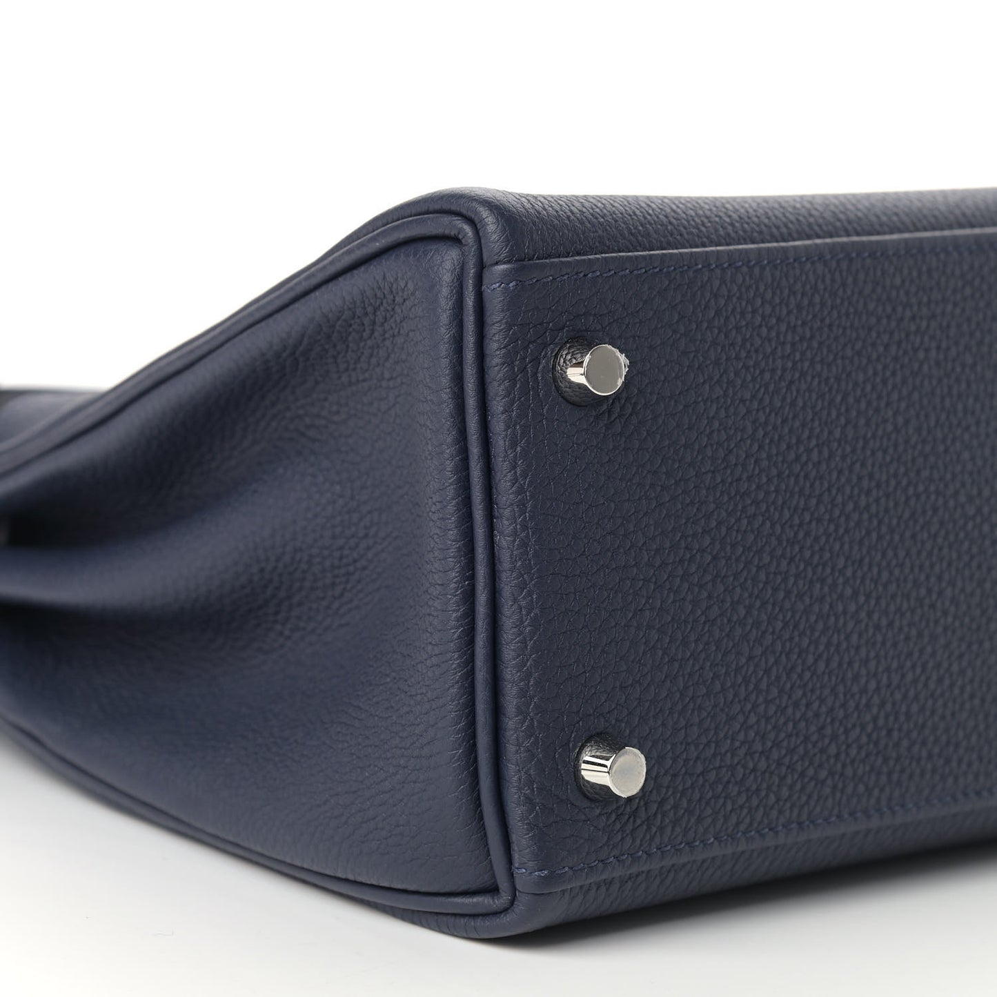 Togo Matte Alligator Kelly Retourne Touch 28 Bleu Nuit Bleu Marine