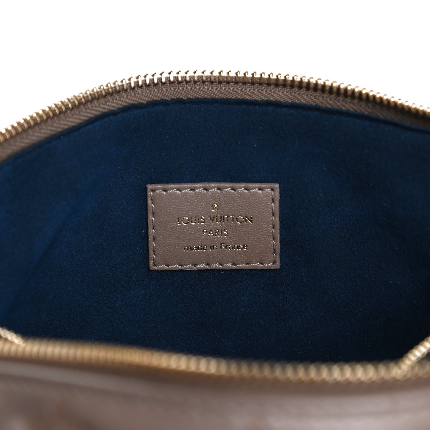 Louis Vuitton Lambskin Embossed Monogram Coussin PM Taupe 6 of 12