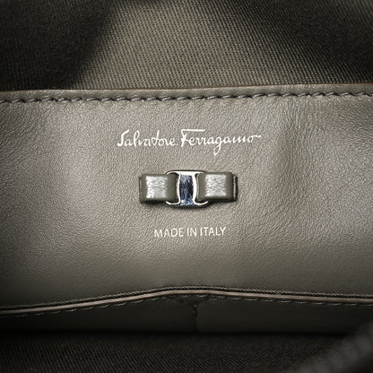 Salvatore Ferragamo Calfskin Viva Bow Tote Green 9 of 14
