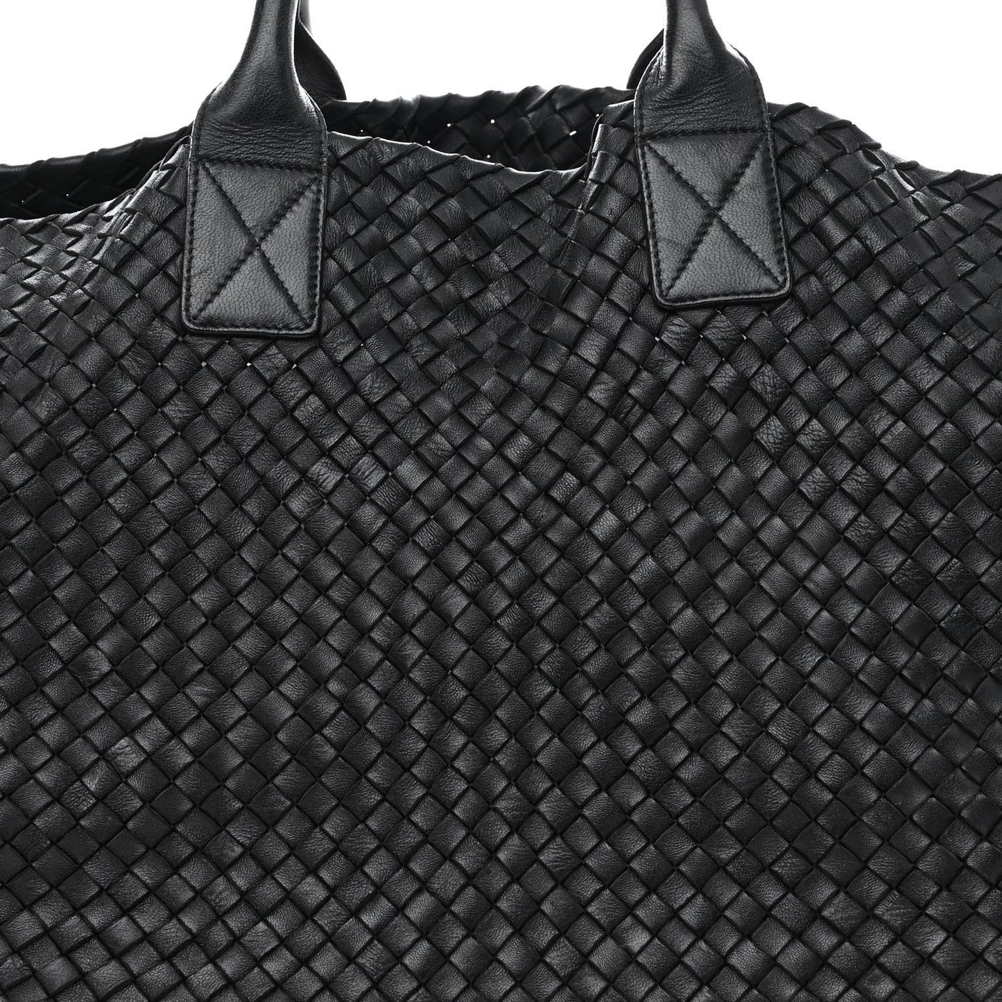 Nappa Intrecciato Large Cabat Black