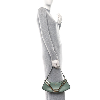 Fendi Vitello Palmellato Fendi O'Lock Swing Menta 2 of 10
