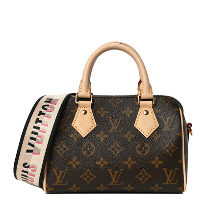 Louis Vuitton Monogram Speedy Bandouliere 20 Black 1 of 9