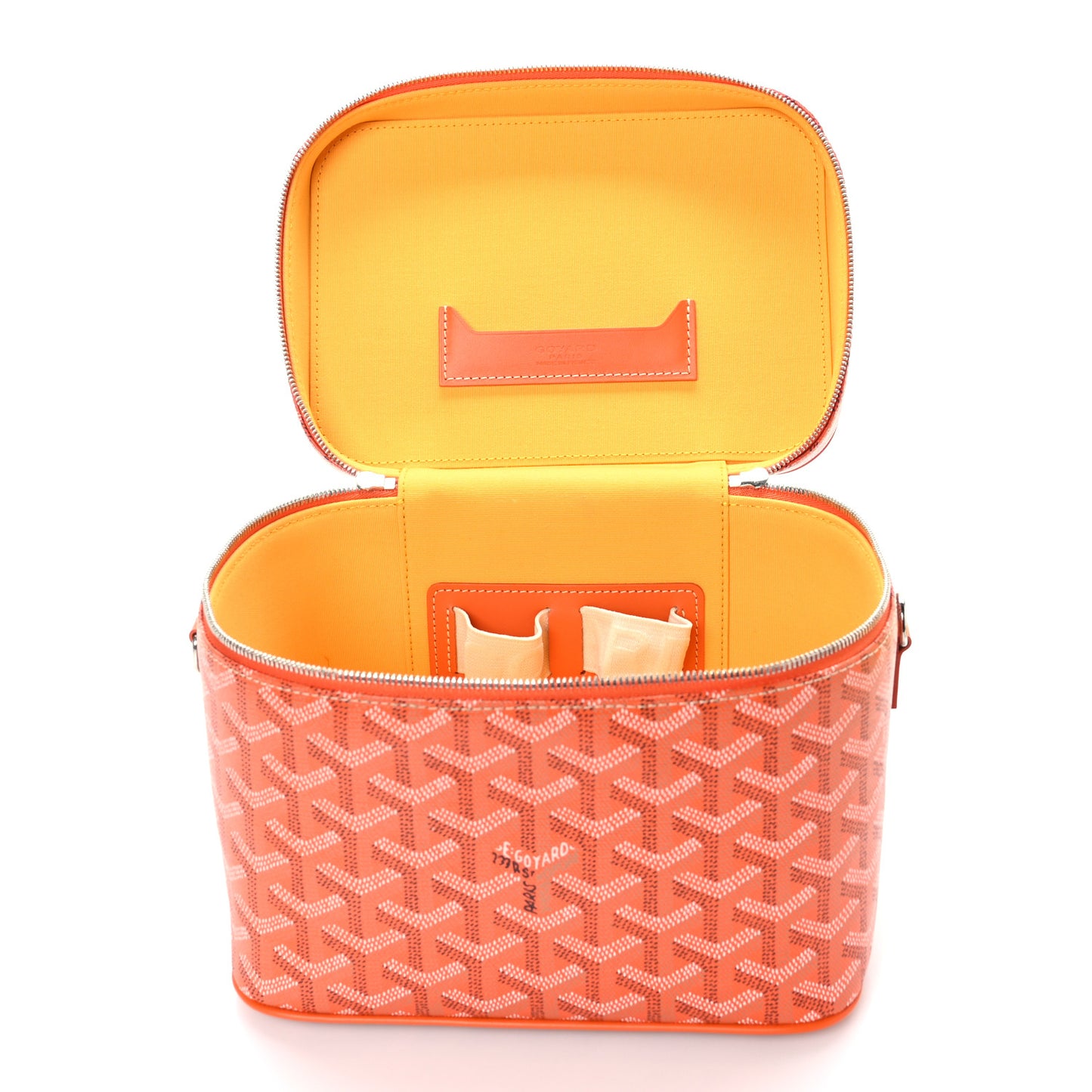Goyardine Muse Vanity Case Orange