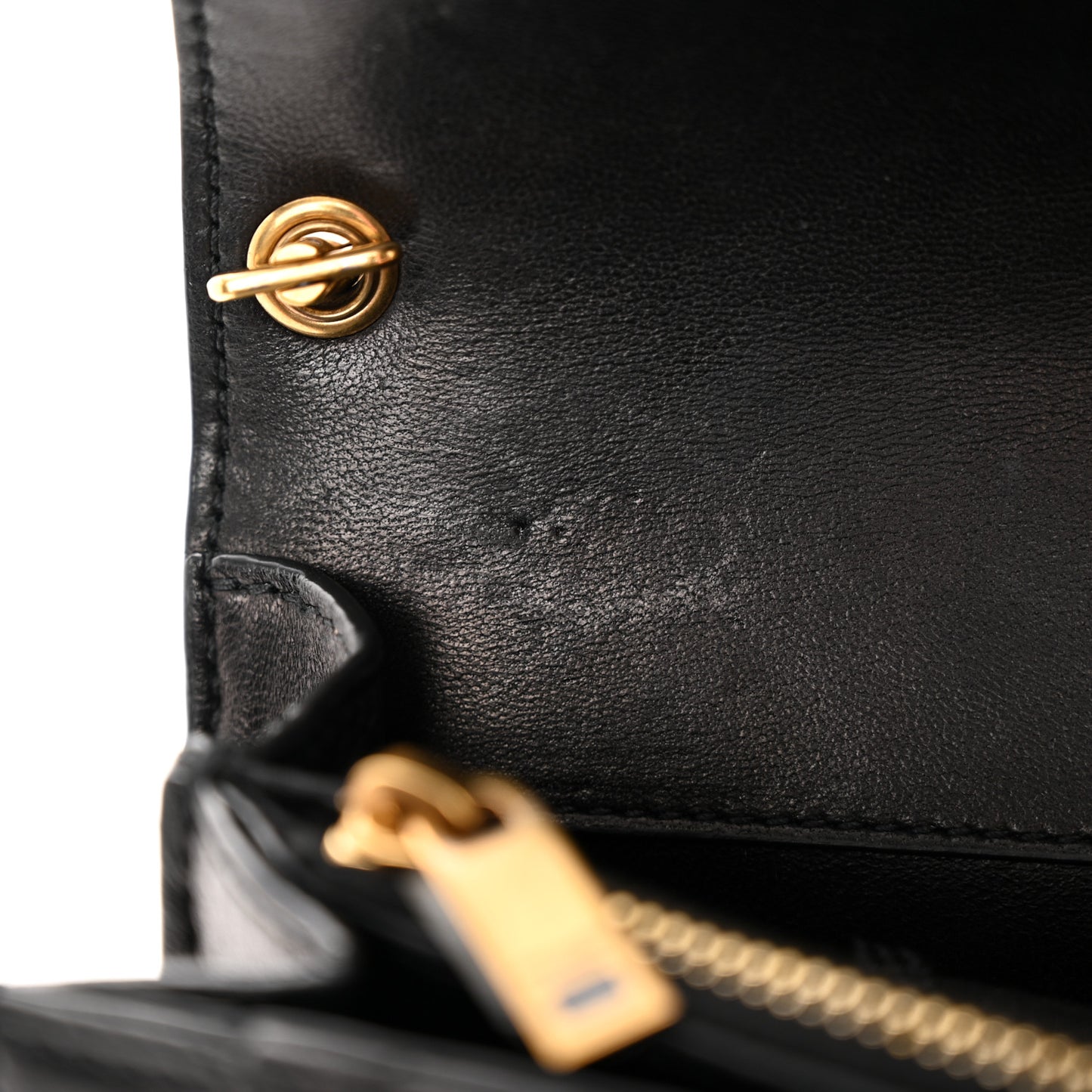 Lambskin Quilted Mini Gaby Satchel Black