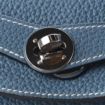 Hermes Taurillon Clemence Lindy 34 Bleu Jean 10 of 11