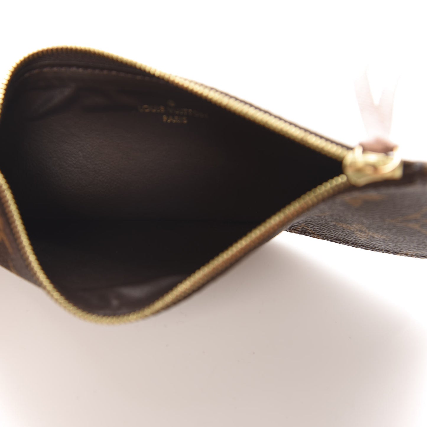 Monogram Josephine Wallet Zippered Insert Rose Ballerine