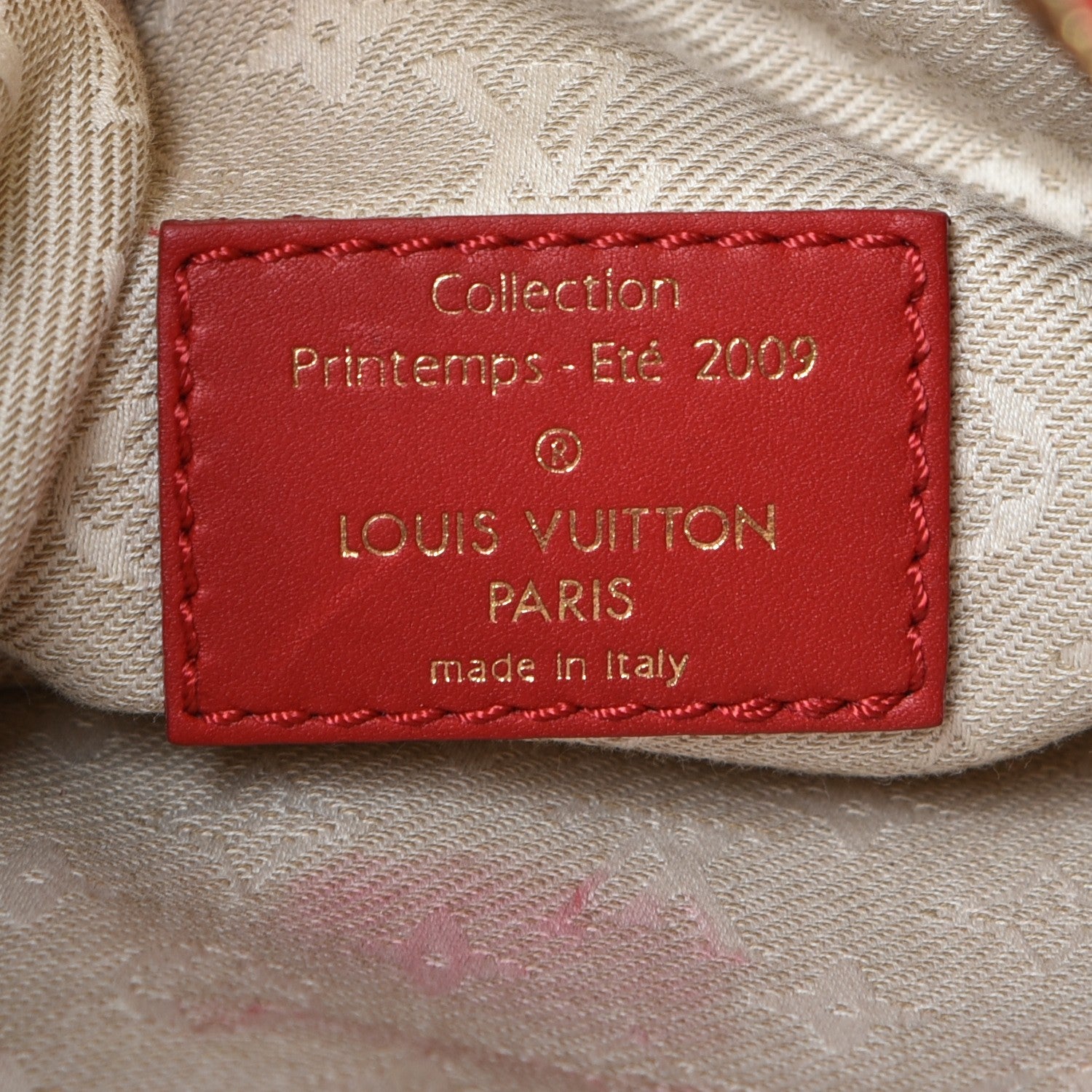 Louis Vuitton Supple Calfskin Safari Flight Bag Rouge 7 of 12