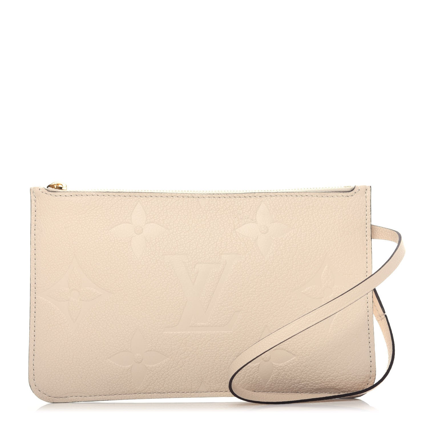 Louis Vuitton Empreinte Monogram Giant Neverfull MM Pochette Cream 1 of 6