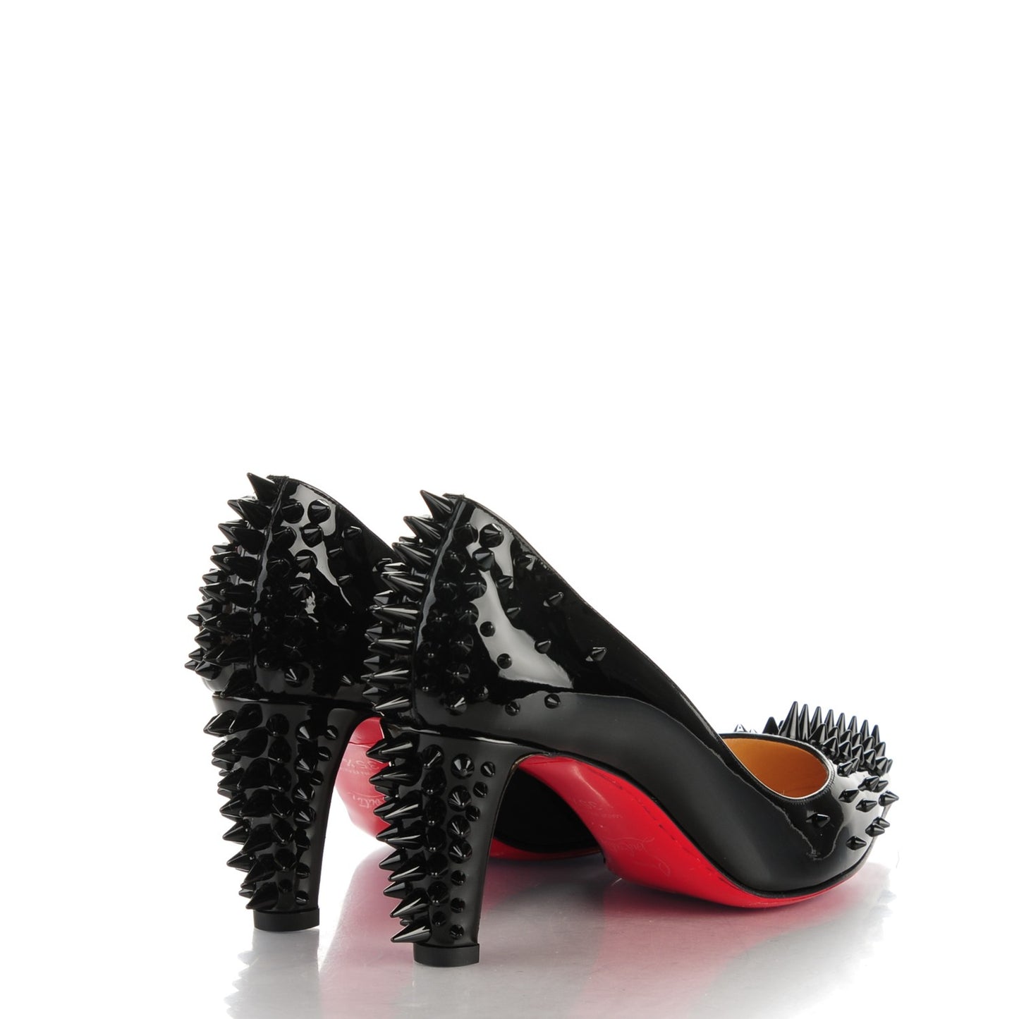 Patent Goldopump Spikes 70 Pumps 35.5 Black