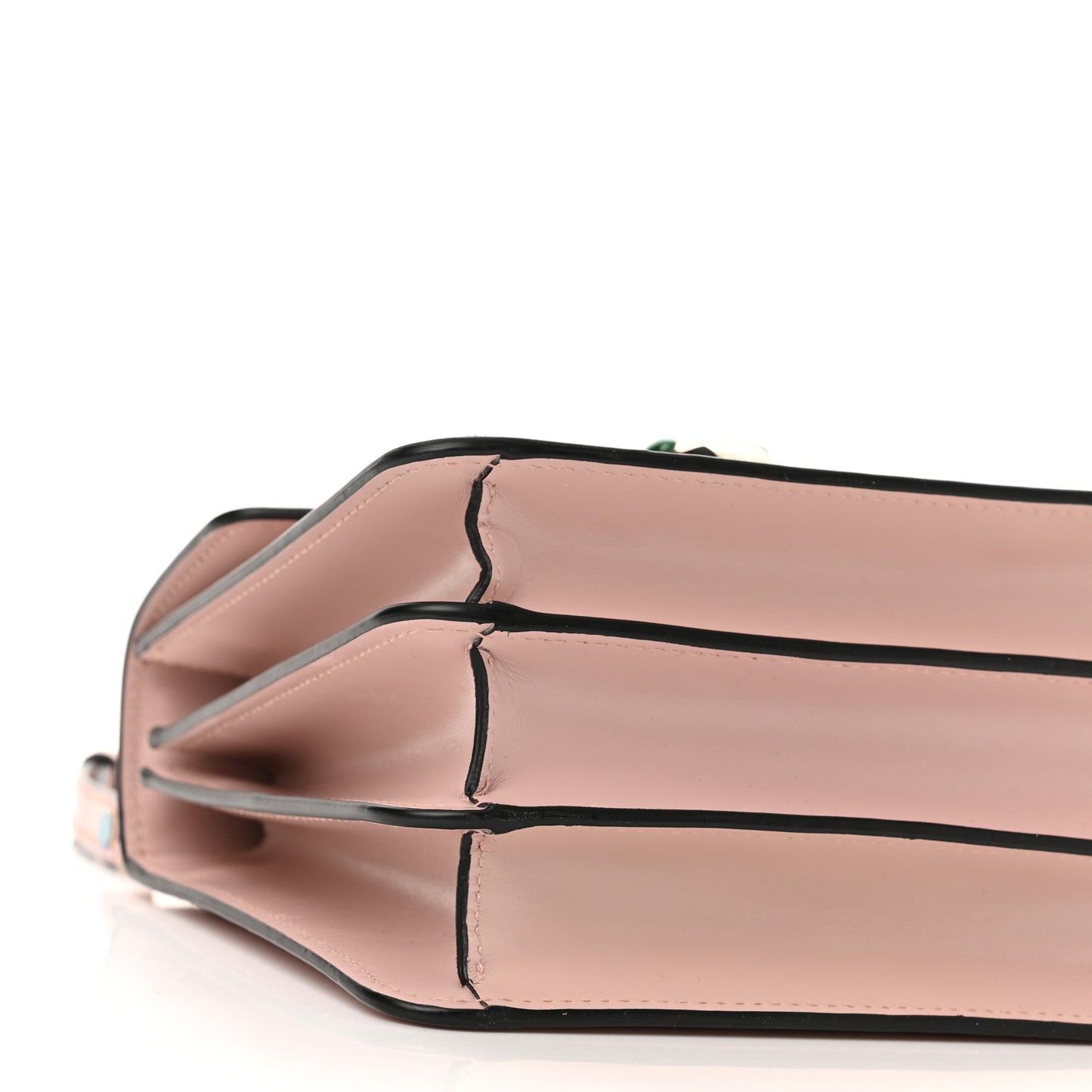 Calfskin Serpenti Forever Top Handle Crystal Rose