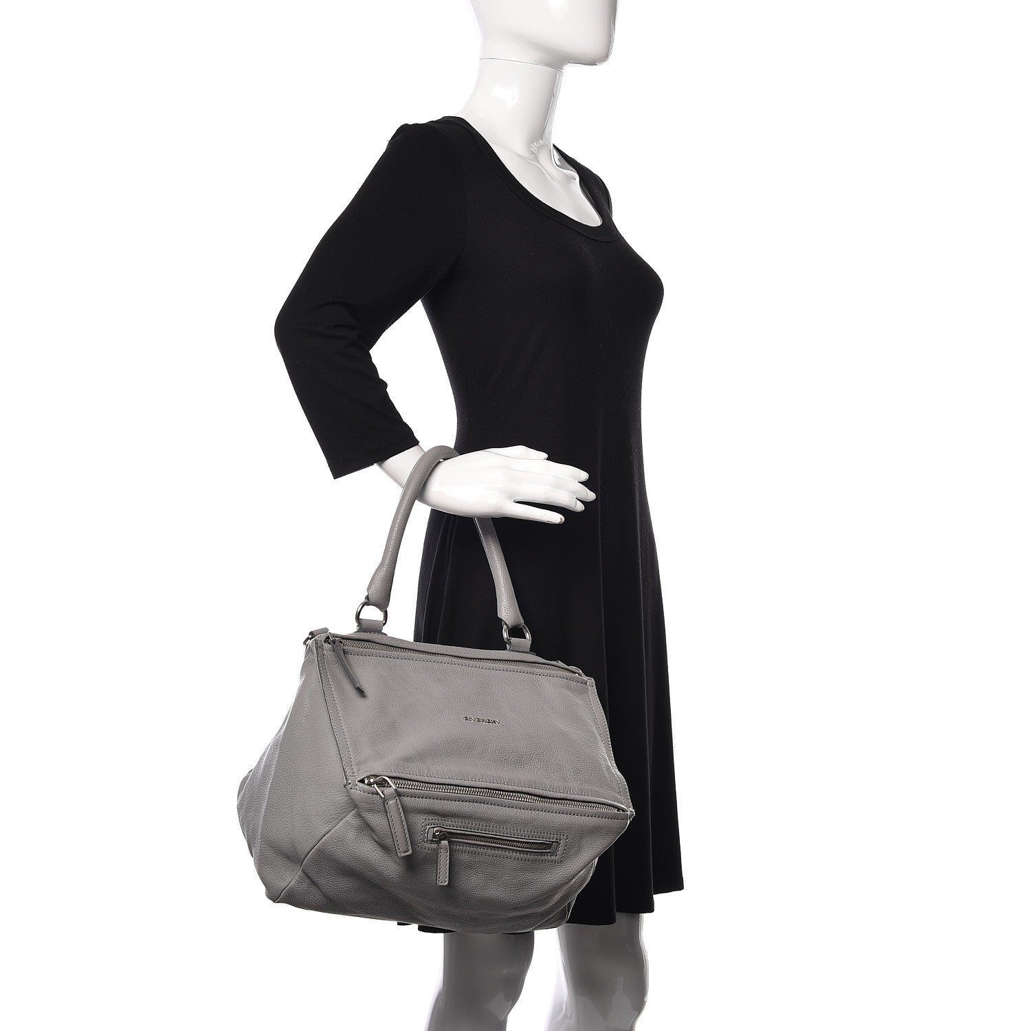 Givenchy Sugar Goatskin Medium Pandora Pearl Grey 2 of 15
