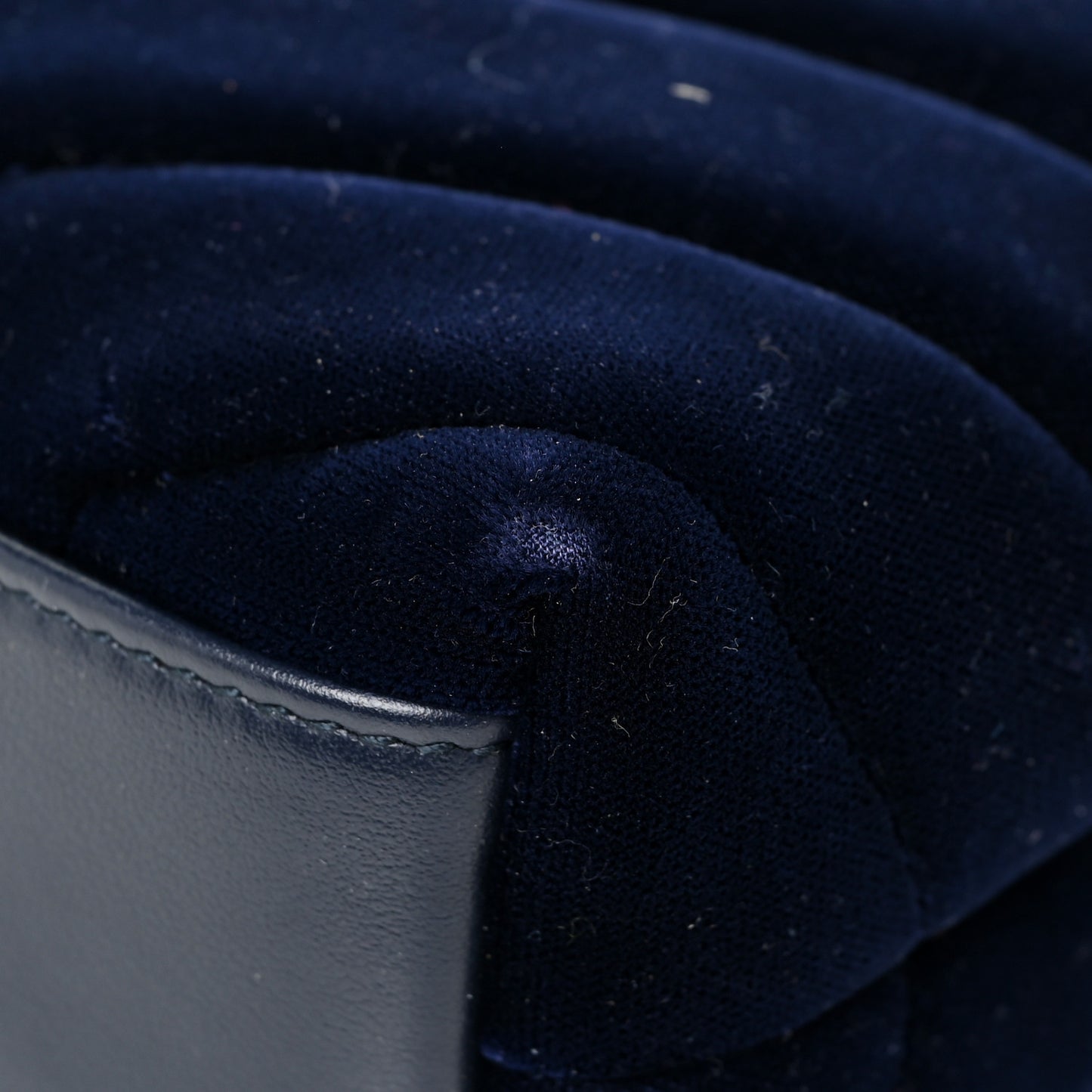 Velvet Y Quilted Monogram Toy Loulou Crossbody Bag Navy