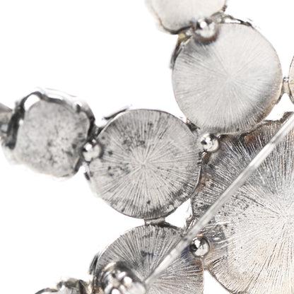 Chanel Poured Glass CC Brooch Silver 5 of 5