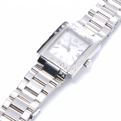 Christian Dior Stainless Steel Diamond 24mm Riva Quartz Watch 3 of 7