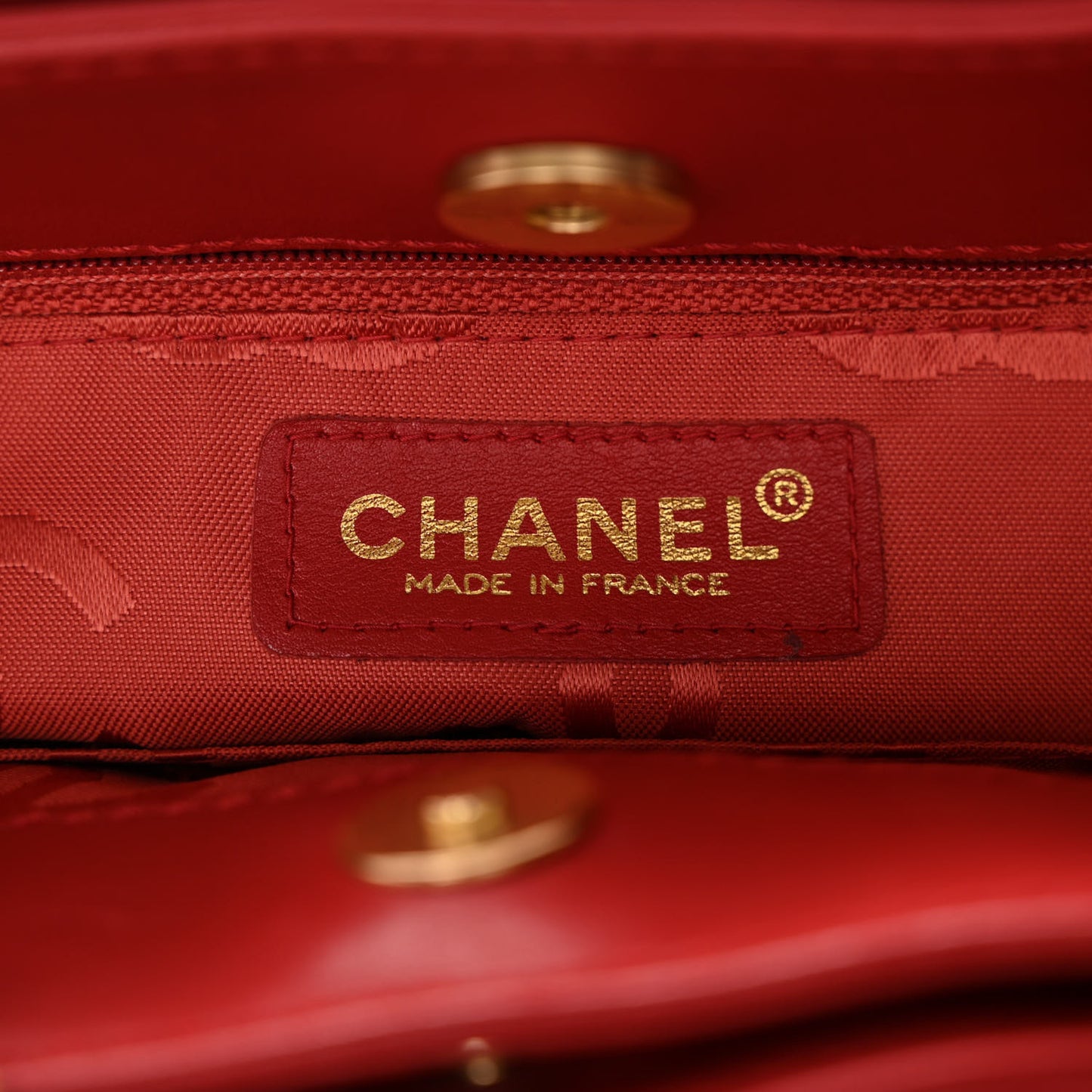 Calfskin Wild Stitch Tote Red