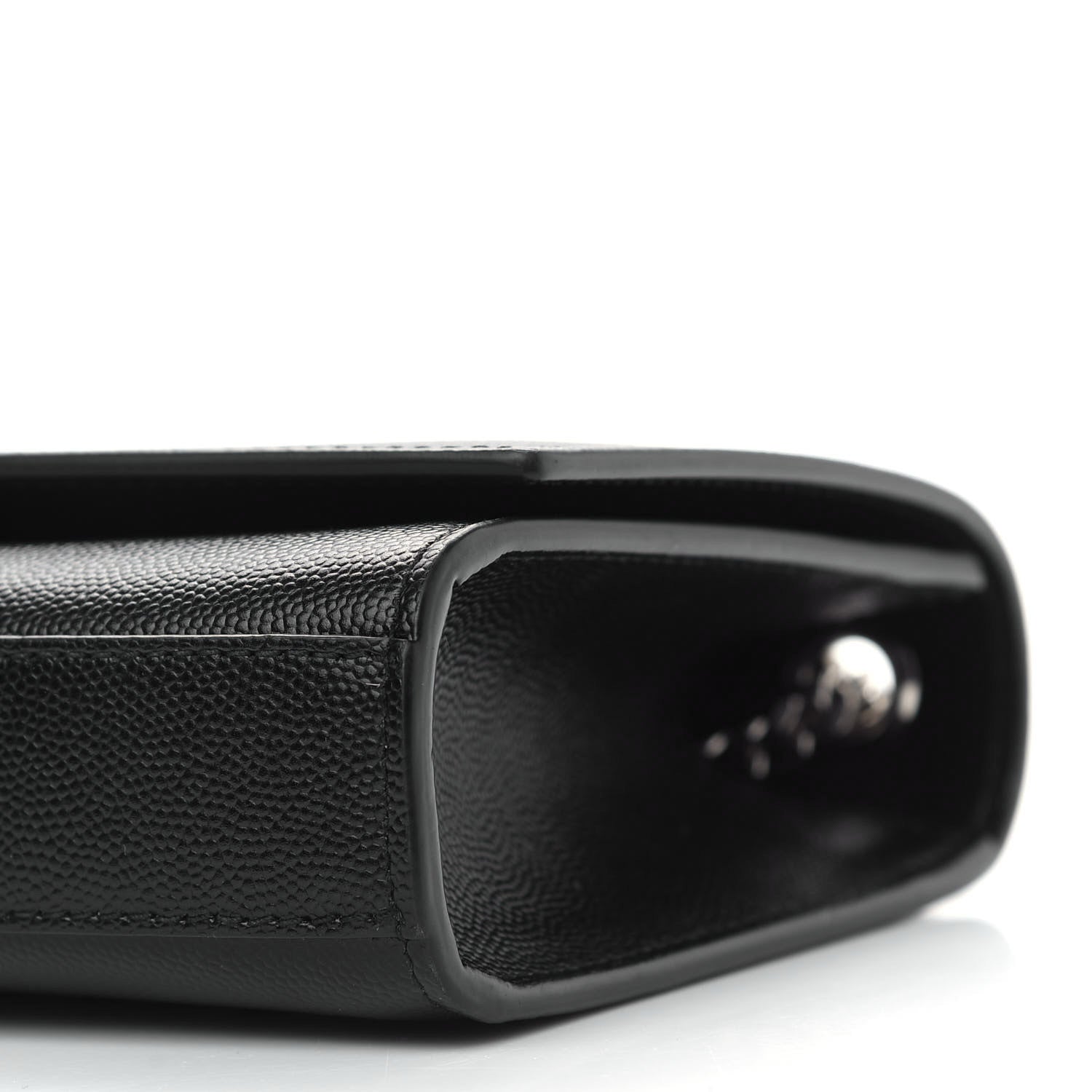 Saint Laurent Grain De Poudre Small Monogram Kate Satchel Black 8 of 8