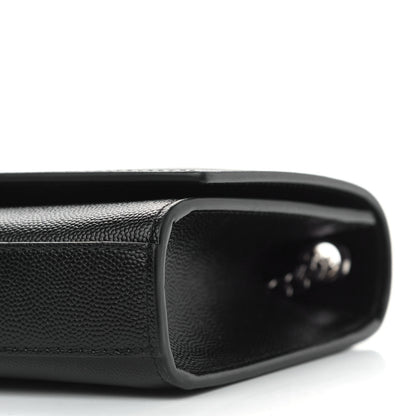 Saint Laurent Grain De Poudre Small Monogram Kate Satchel Black 8 of 8