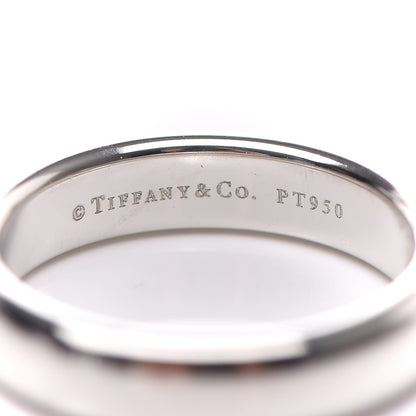 Tiffany Platinum Diamond 4mm Lucida Wedding Band Ring 49 5 5 of 5