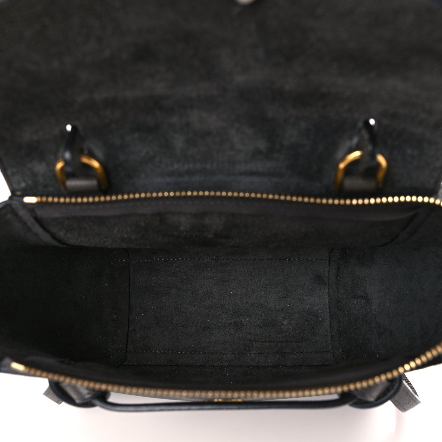 Celine Grained Calfskin Nano Belt Bag Grey 5 of 9