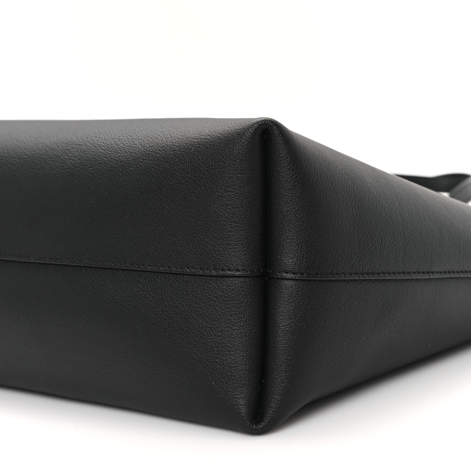 Saint Laurent Calfskin Large Shopping Tote Black 11 of 12