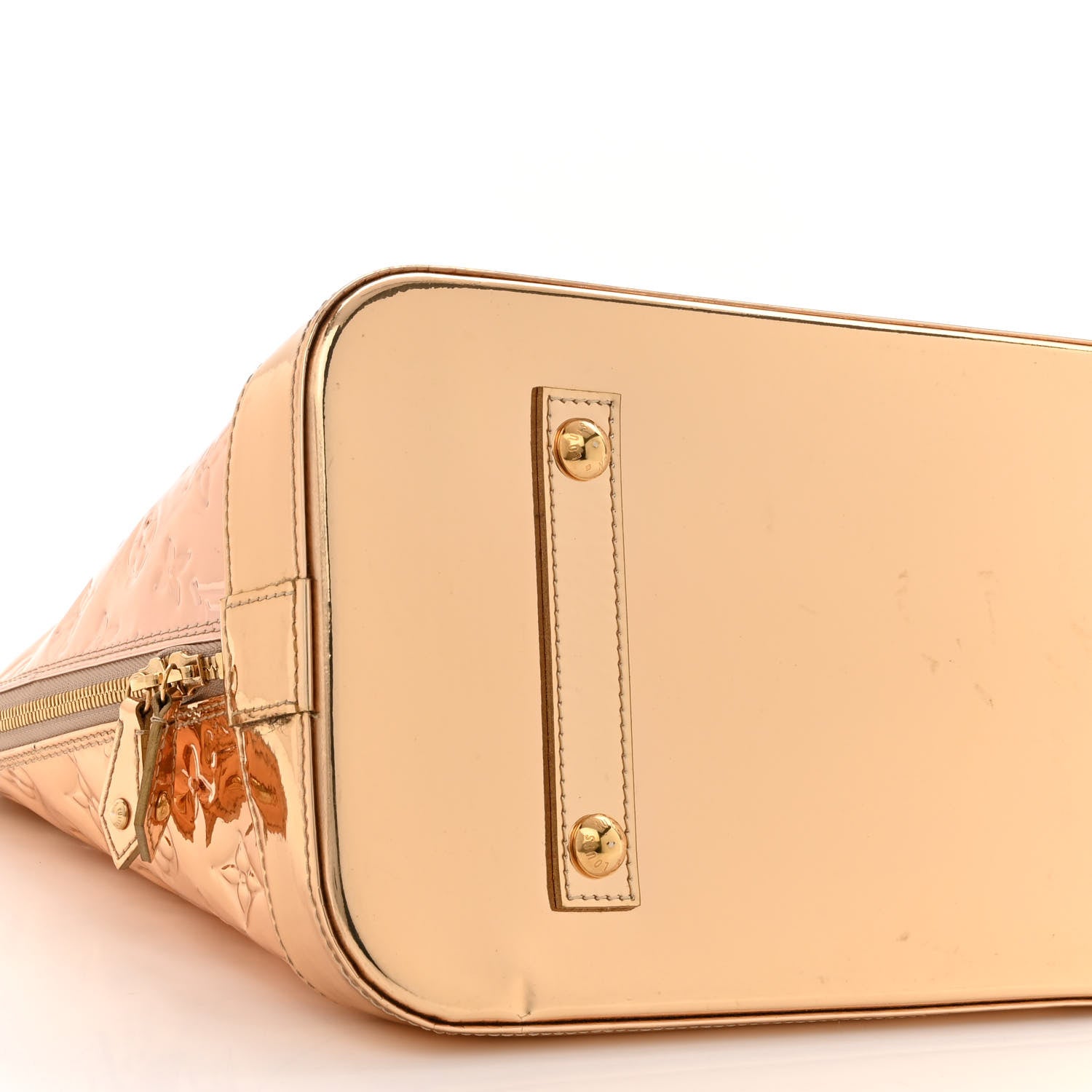 Louis Vuitton Monogram Miroir Alma MM Gold 8 of 16