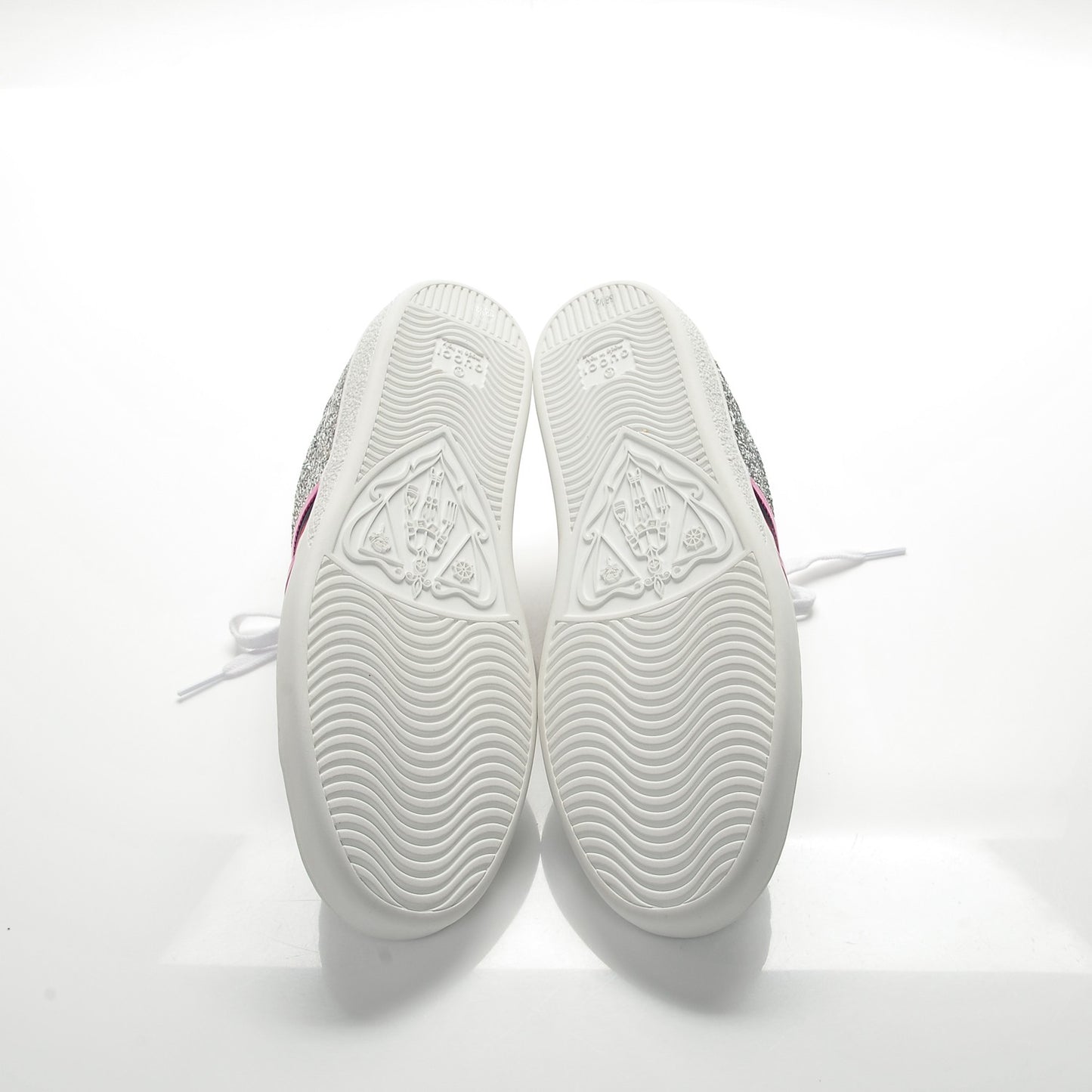 Glitter Web Ace Sneakers 38.5 Silver