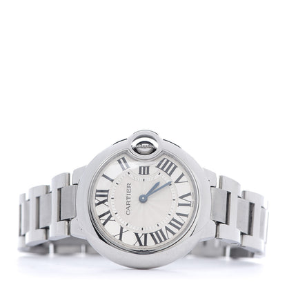 Cartier Stainless Steel 33mm Ballon Bleu De Cartier Quartz Watch 3 of 10