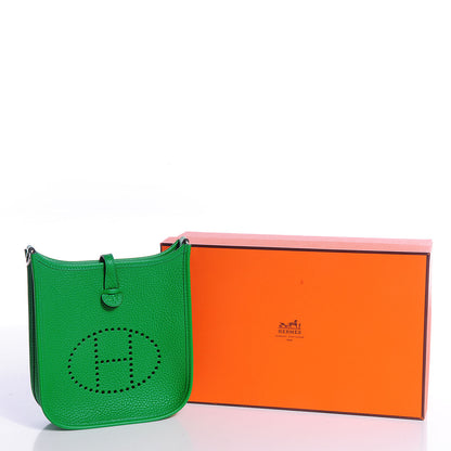 Hermes Taurillon Clemence Evelyne TPM Bambou Bamboo 29 of 34
