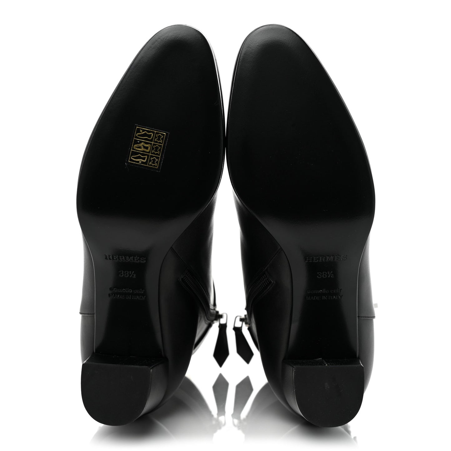 Calfskin Saint Germain Ankle Boots 38.5 Black