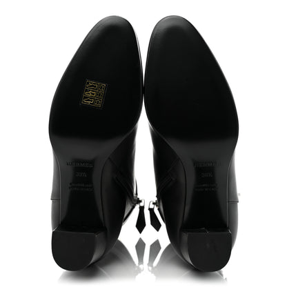 Hermes Calfskin Saint Germain Ankle Boots 38.5 Black 5 of 8