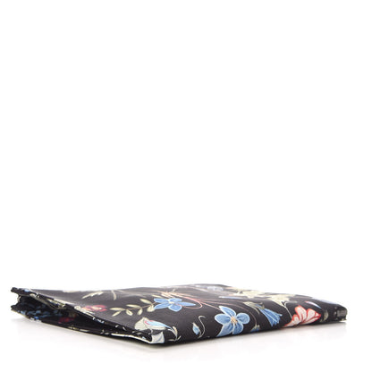Gucci Canvas Flora Knight Travel Laptop Document Case Black 4 of 8
