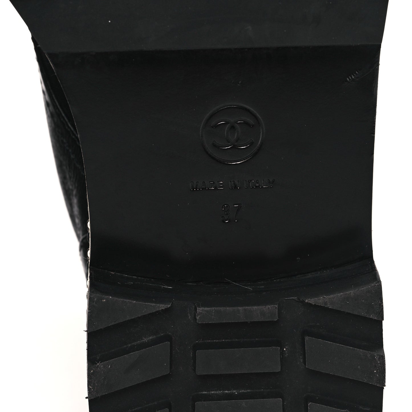 Crackled Calfskin Velvet Pearl Combat Short Boots 37 Black