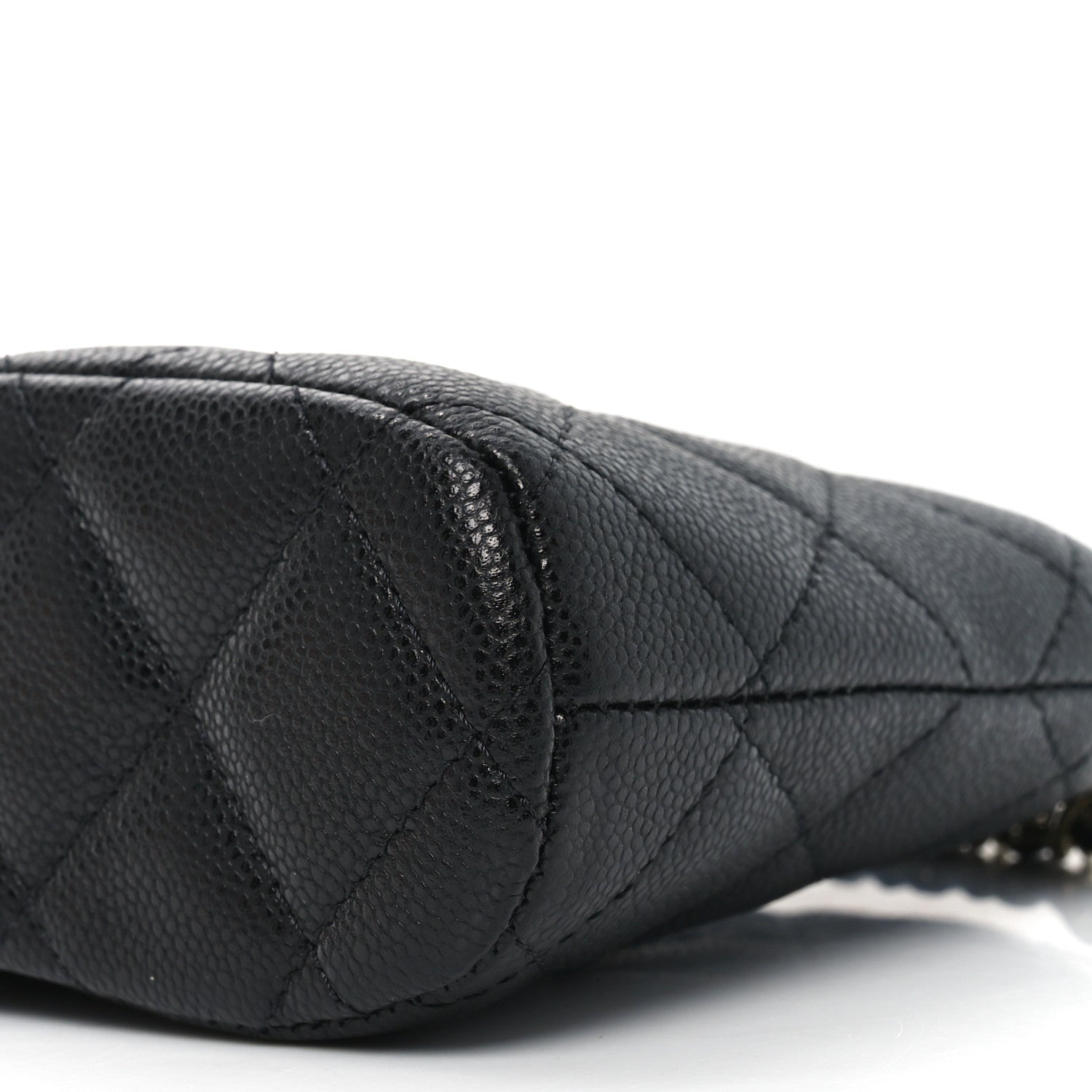 Chanel Caviar Quilted Classic Clutch With Chain Black 10 of 11