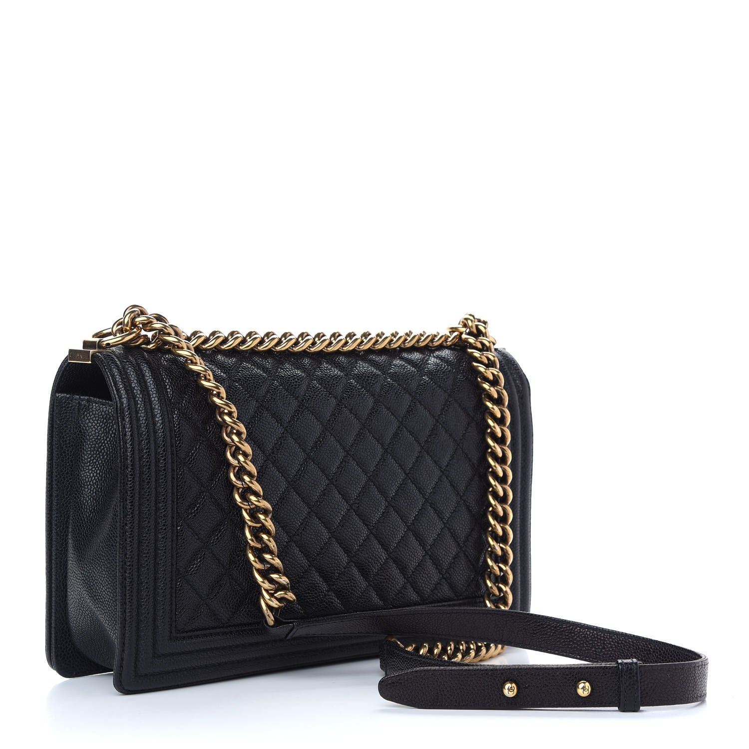 Chanel Caviar Quilted New Medium Boy Flap Black 3 of 9