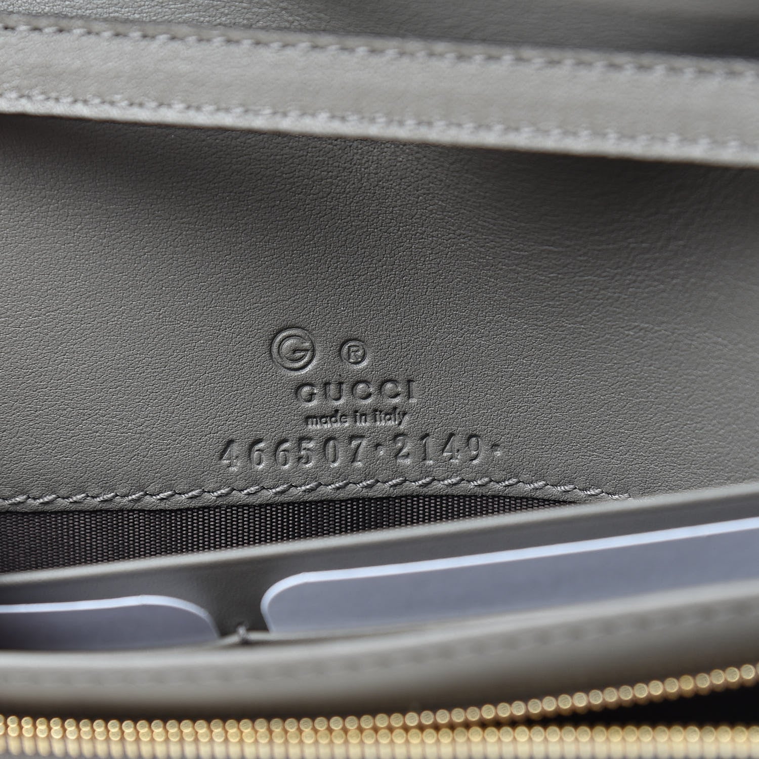 Gucci Soft Microguccissima Crossbody Wallet Loess 6 of 10