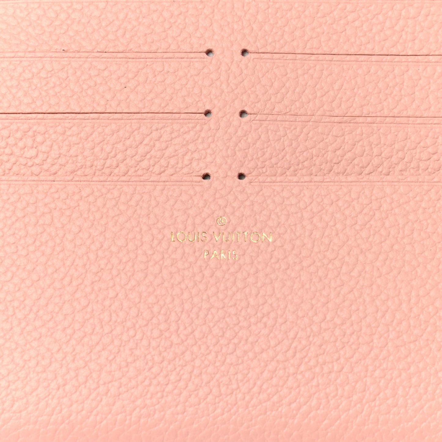 Calfskin Felicie Card Holder Insert Rose Ballerine