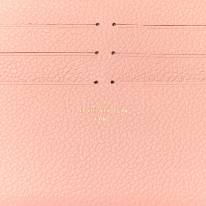 Louis Vuitton Calfskin Felicie Card Holder Insert Rose Ballerine 6 of 6