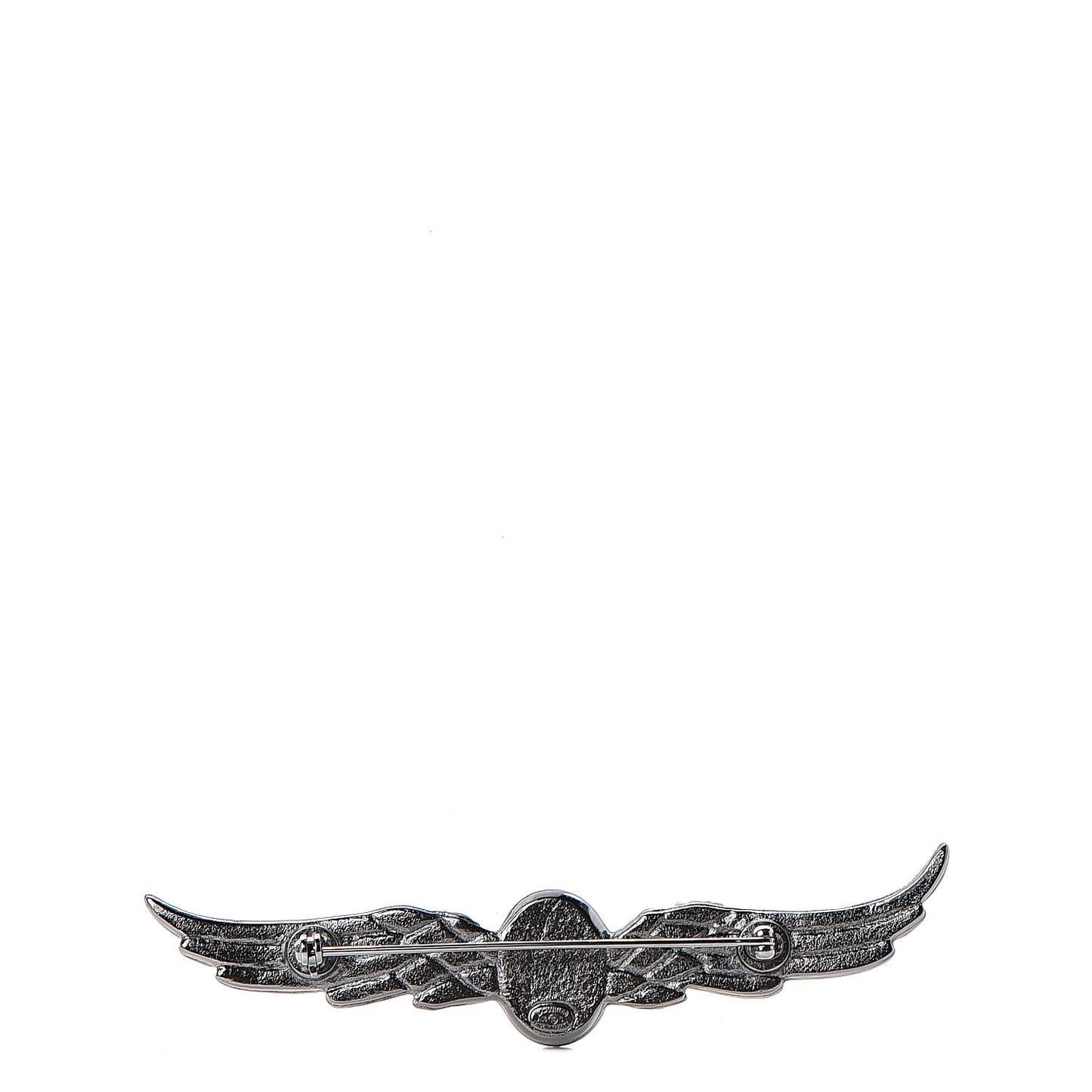 Ruthenium Crystal Wings Brooch
