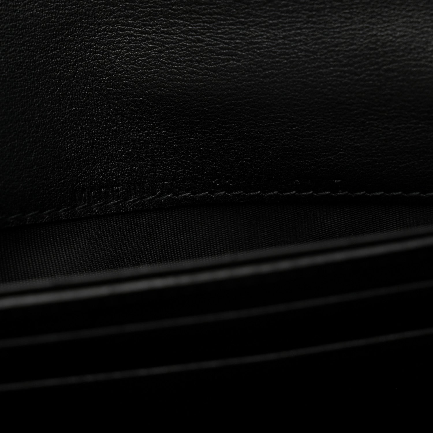 Christian Dior Calfskin Dioraddict Wristlet Clutch Black 1883638
