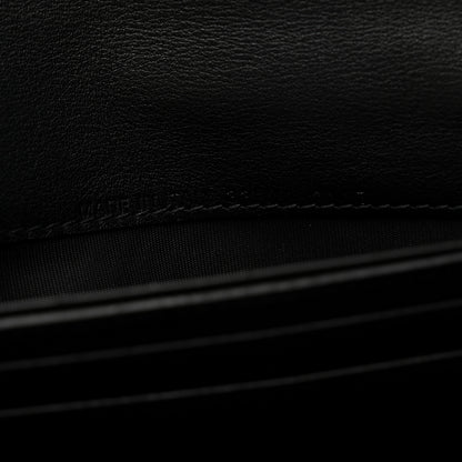 Christian Dior Calfskin Dioraddict Wristlet Clutch Black 7 of 8